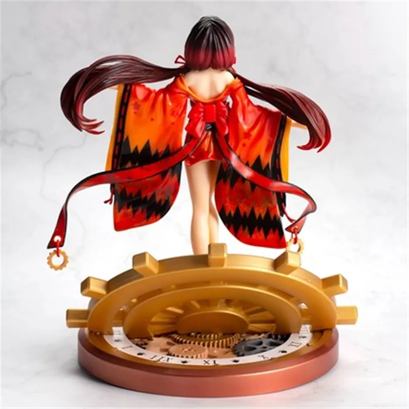 26 см аниме Дата живой Tokisaki Kurumi кимоно Ver халат кошмар 1/7 GK ПВХ фигурка Коллекция Модель игрушки для рождественских праздников