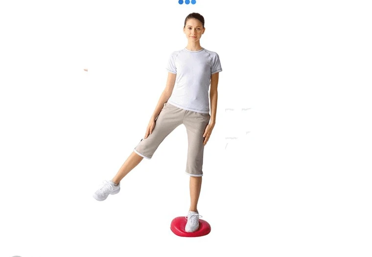 Большой размер 34 см ПВХ Йога массажный коврик-подушка балансировочное колесо мягкая подушка riot утолщение йога балансировка баланс