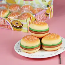 Unzip Small Toy Simulation Hamburger Pinch Music Rebound Vent Toy Wholesale Vibrato The Same Decompression Tricky Toy