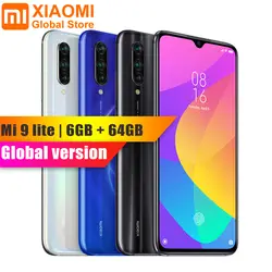 Глобальная версия Xiaomi Mi 9 Lite 6GB ram 128GB rom 6,39 дюймов NFC мобильный телефон Snapdragon 710 Быстрая быстрая зарядка 4030mAh смартфон