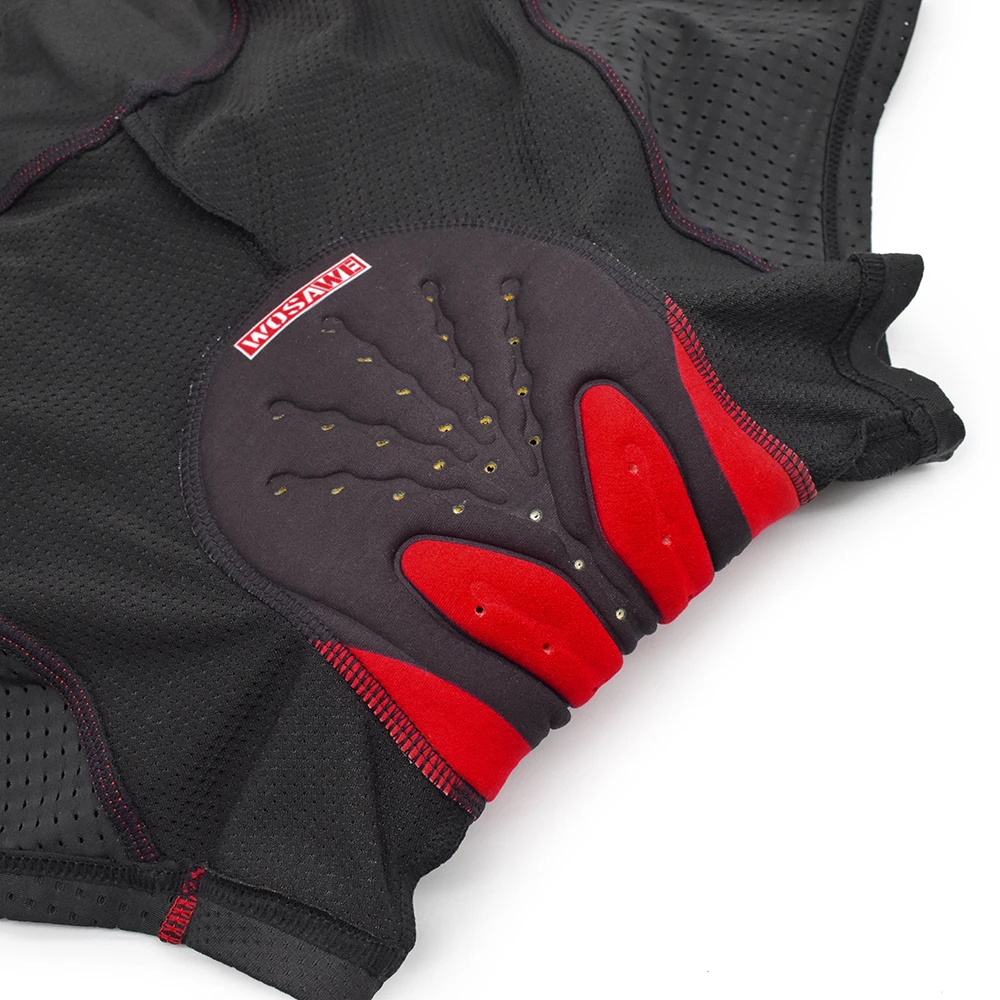 WOSAWE 5D гелевые мягкие быстросохнущие дышащие велосипедные шорты MTB Нижнее белье