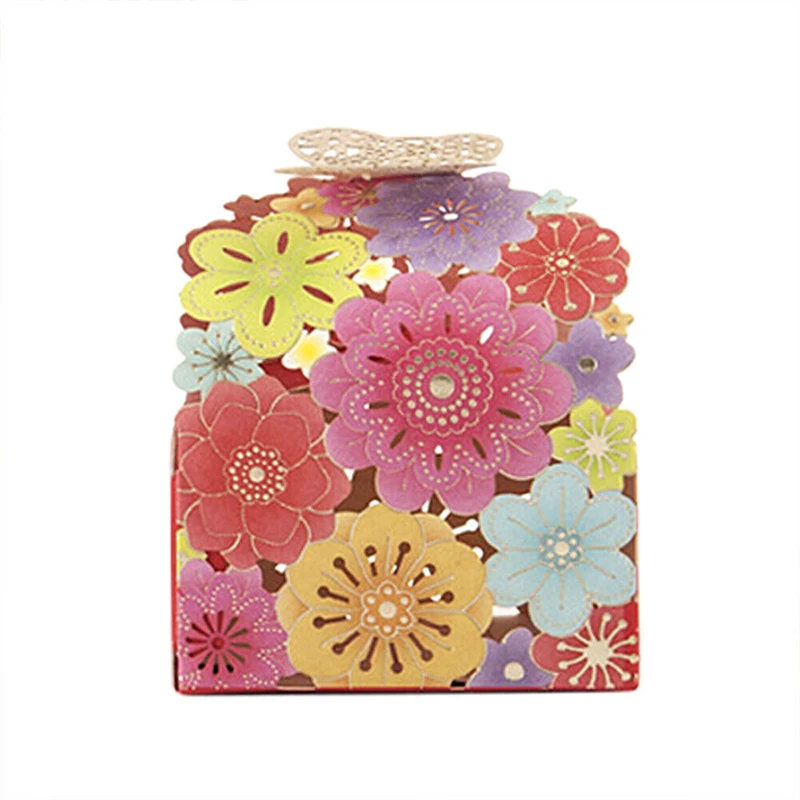 

1 Set Hollow Pattern Candy Boxes Gifts Bags And Boxes Birthday Children Party Packs Souvenir Decoration Supplies