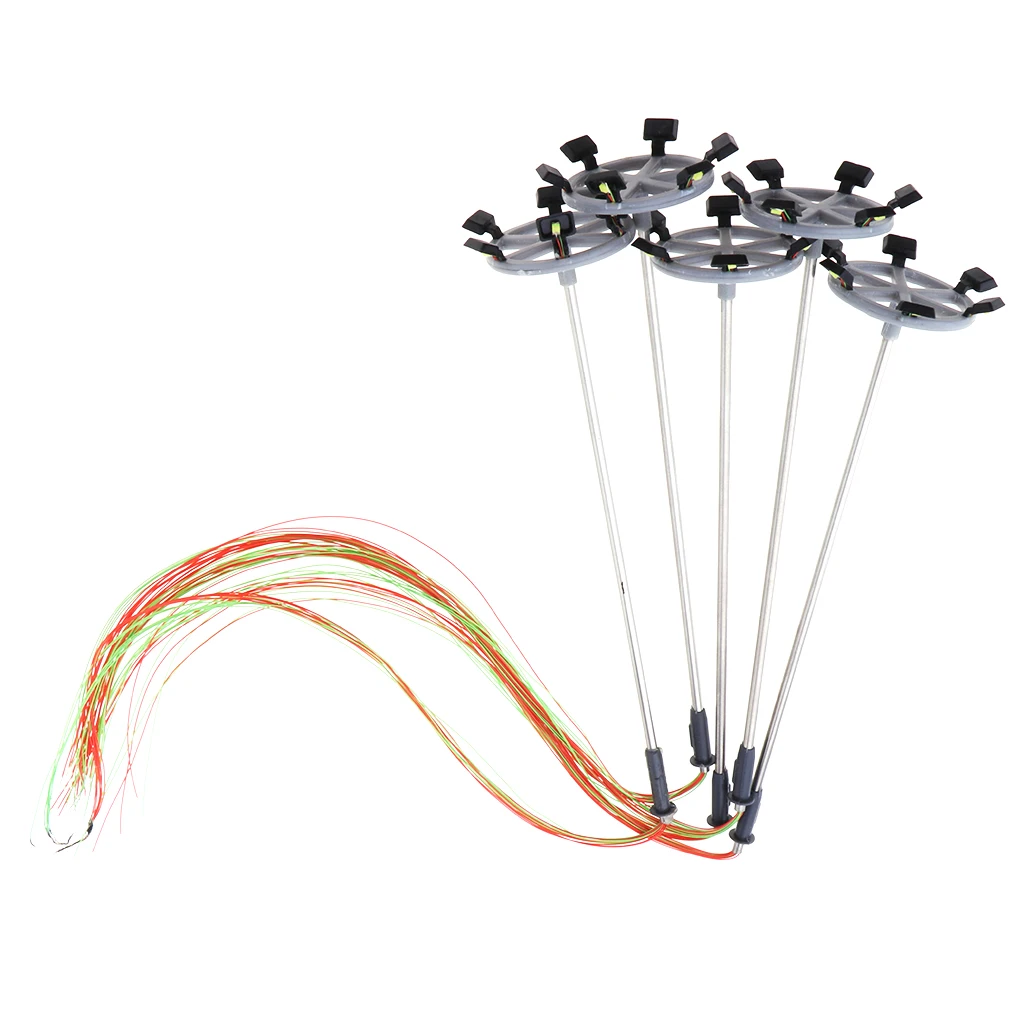 5x 1/100 Model LED Light for Layout Street Sand Table Scene Accessories DIY