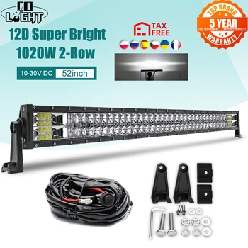 

CO LIGHT 2-Row 22" 32" 42" 52" LED Light Bar 11000LM Work Light Combo Offroad Led Bar for 4x4 4WD SUV ATV Boat Truck UAZ 12V 24V