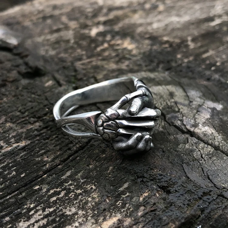 925 Серебряное Оригинальное модное индивидуальное кольцо ручной работы для мужчин и женщин
