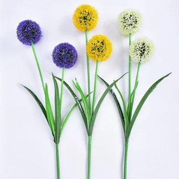 

90cm Plastic Dandelion Scrapbooking Flower Decoration DIY Wreath Artificial Fake Flowers Head 12cm Homme Indoor Bouquet Party