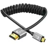 spring micro hdmi to hdmi compatible cable 3d 4k high speed adapter male male micro