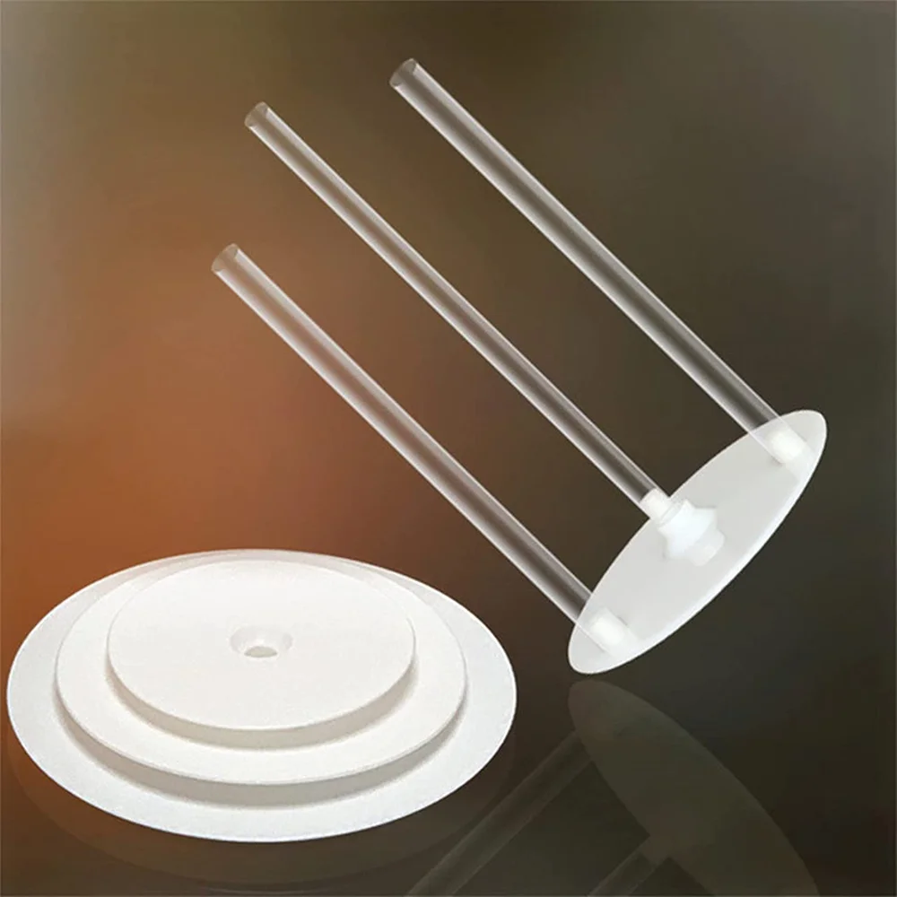9/12/16/20cm Multi-Layer Cake Stand Acrylic Cake Tier Supports Frame Construction Stacking DIY Baking Decoration Tools