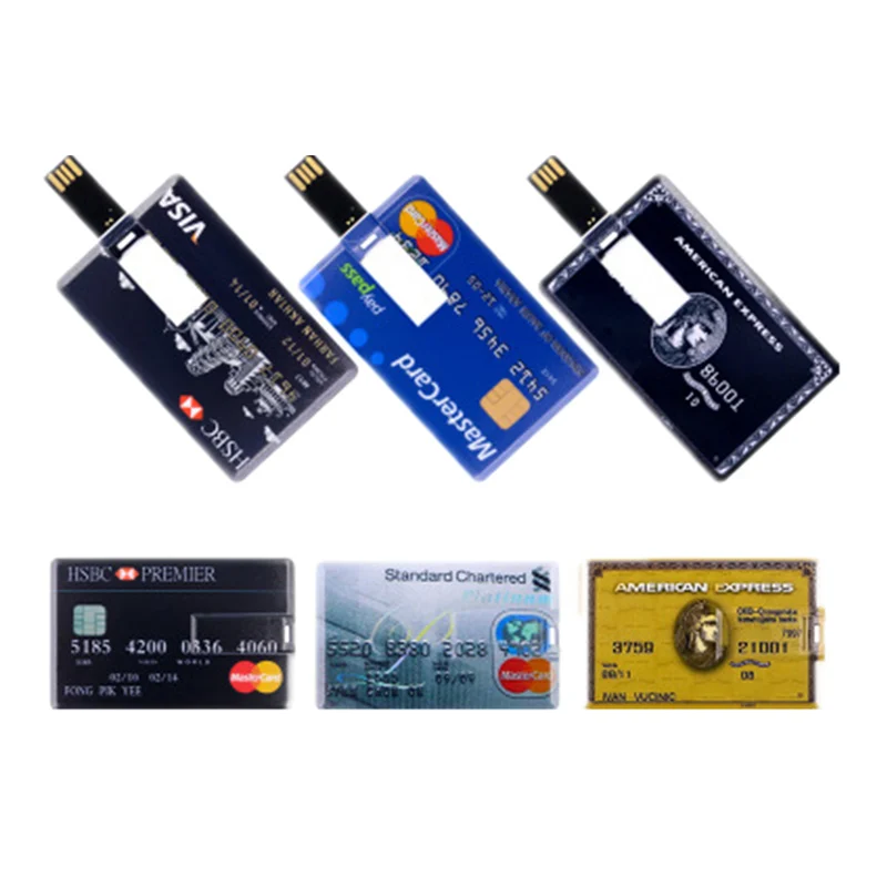 

Pendrive Master HSBC Credit Card Usb Flash Drive 2.0 Pen Drive 4GB 8GB 16G 32GB 64GB 128G 256GB Flash Memory Usb Stick Best Gift