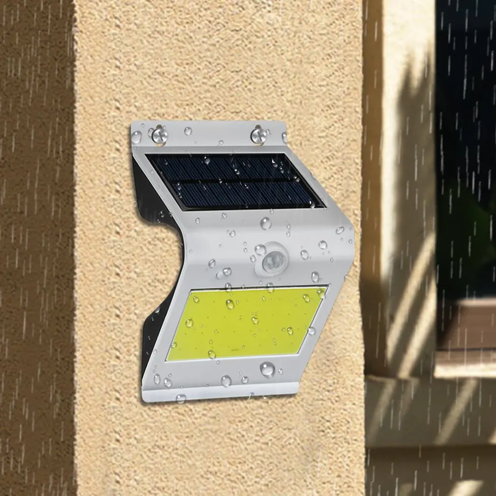 

L80 PIR body sensor light Solar COB High Brightness Pir Human Body Motion Sensor Lamp for Wall Parking Corridors Bedroom