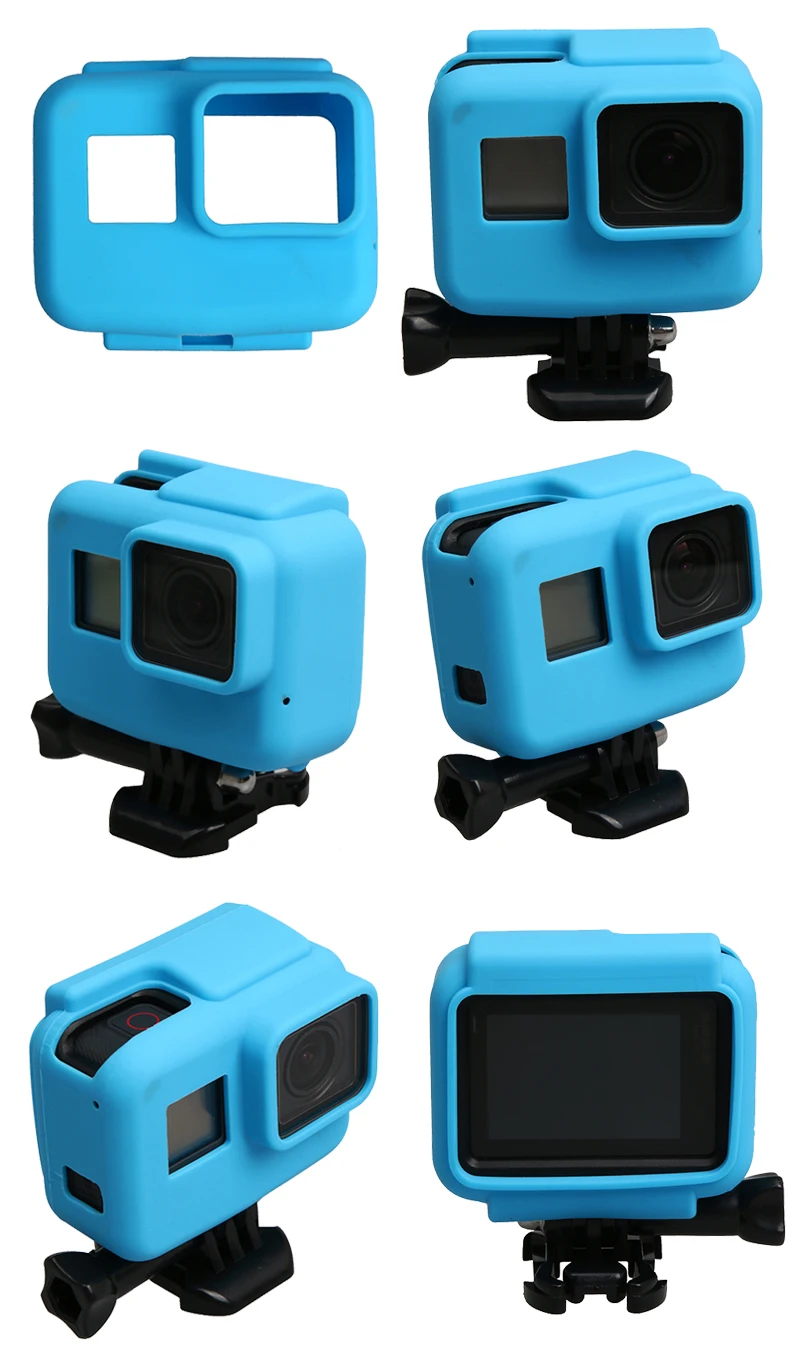 Защитный чехол для камеры с защитой от царапин, силиконовый гель, корпус для Gopro Hero 5 6 7, аксессуары для экшн-камеры Go Pro