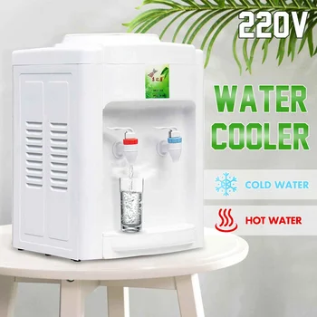 

Water Dispenser Desktop Automatic Cold Hot Ice Water Heater Cooling For Home Office Coffee Tea Bar Water Bucket 220V