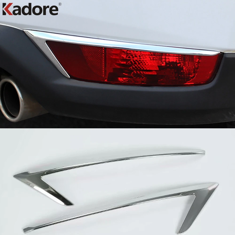 Для Mazda CX 5 CX5 2017 2018 2019 2020 KF ABS хромированная лампа заднего противотуманного фонаря