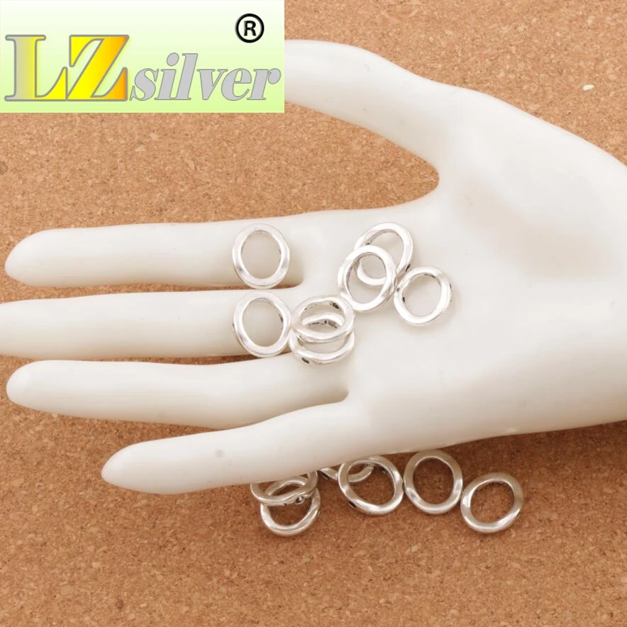 Open Oval Bead Frame Charms 15.1x12.8mm 200pcs zinc alloy Pendants Jewelry DIY L765