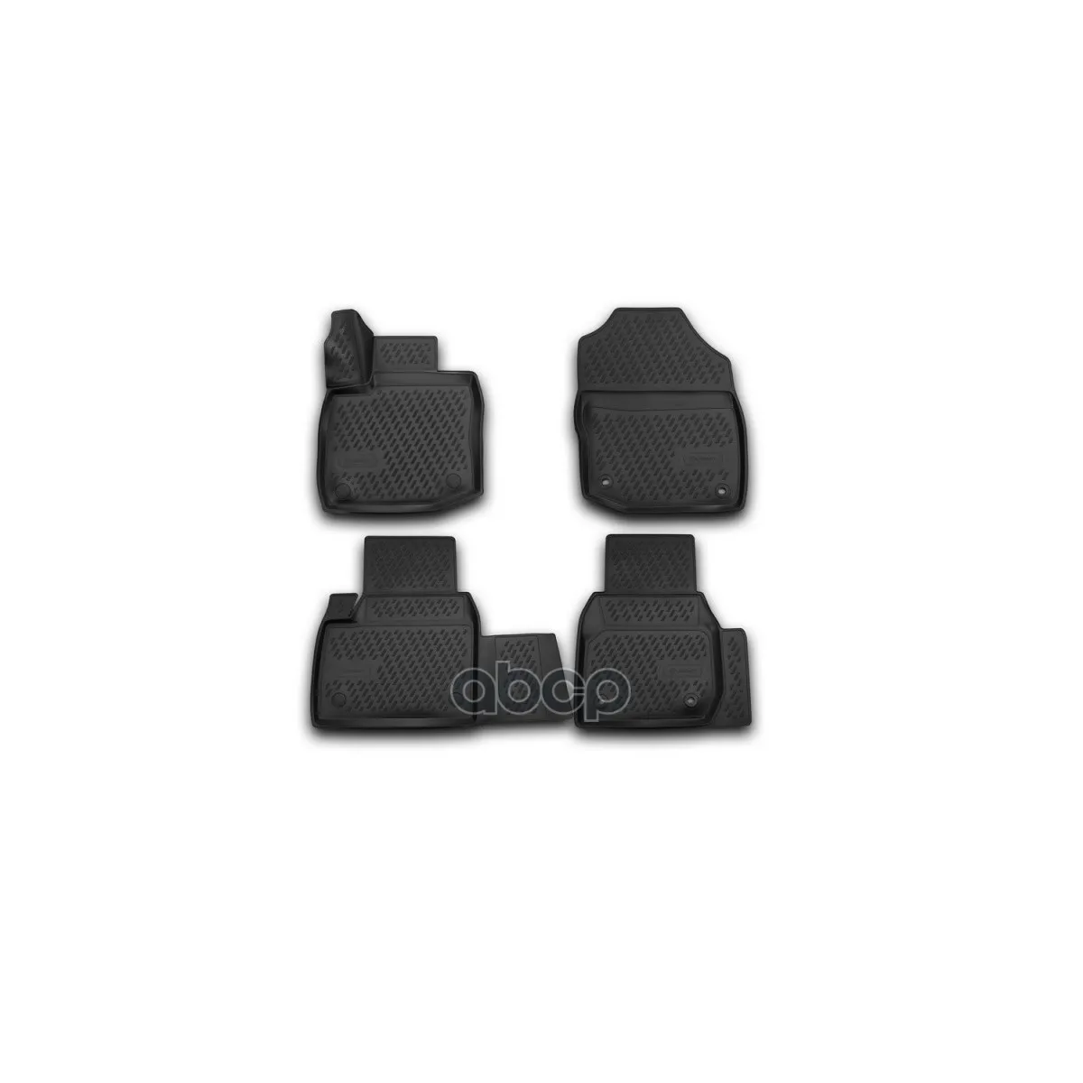Коврики 3d В Салон Honda Civic 5d, 01/2012-, Хб., 4 Шт.(Полиуретан) ELEMENT арт. CARHND00009