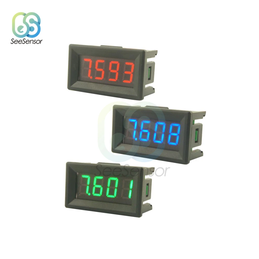 

DC 100V 4-digits 0.36 inch Digital Voltmeter Volt Voltage Panel Meter Voltage Tester