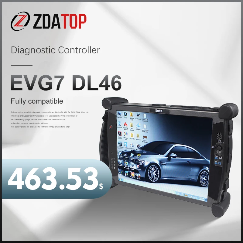 Диагностический контроллер для ноутбука EVG7 с ICOM A2/ICOM Next/forGM MDI/Jdiag DDR2GB/4G/8G|Кабели и