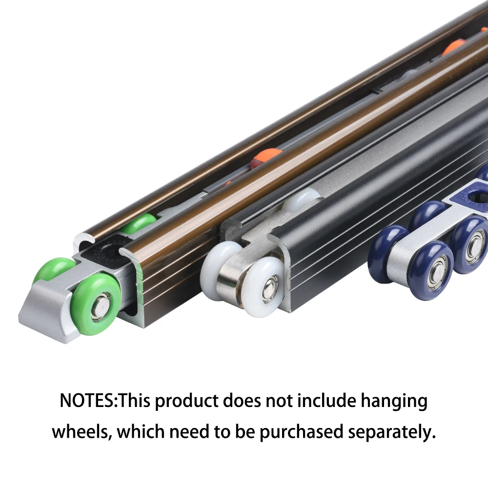 3mm Thickness Sliding Door Folding Partition Door Sliding Barn Hardware Track Wooden Hanging Rail