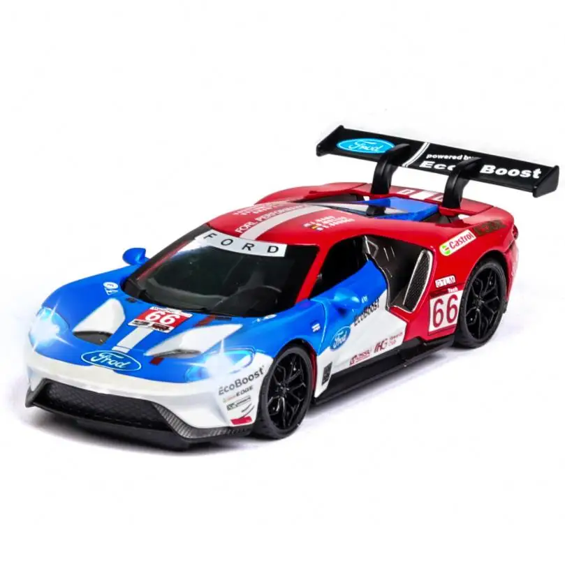 1:32 гоночный автомобиль FORD V8 игрушечный металлические игрушки Литые и игрушечные
