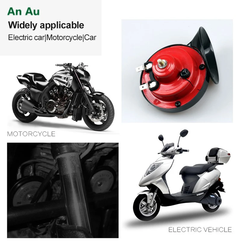 2pcs 300 DB Train Horn for Trucks Car Styling 12V Electric Snail Horn Air Raging Sound for Motorcycle Car Auto Accessories