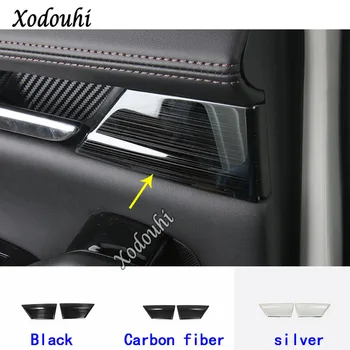 

For Mazda 3 Mazda3 Axela M3 2019 2020 Car Sticker Armrest Back Rear Handle Bowl Trim Stainless Steel Inner Internal Door 2pcs