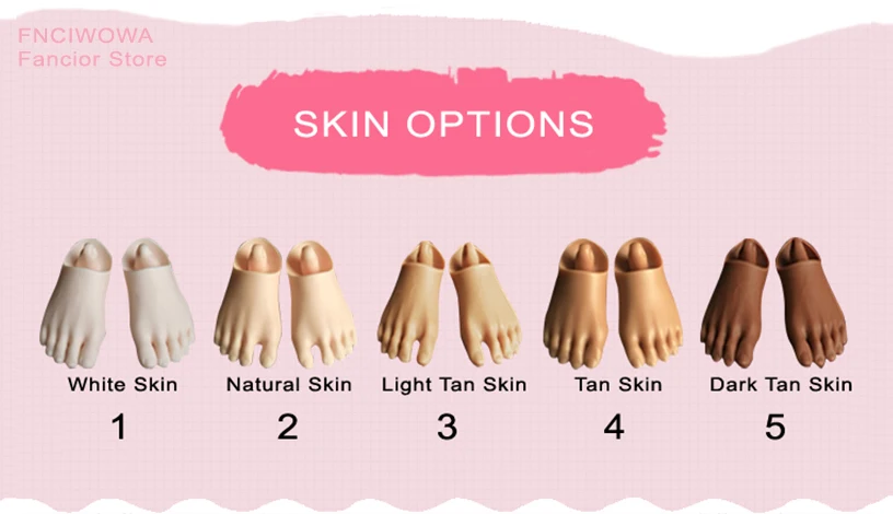 6_Skin options 皮肤颜色