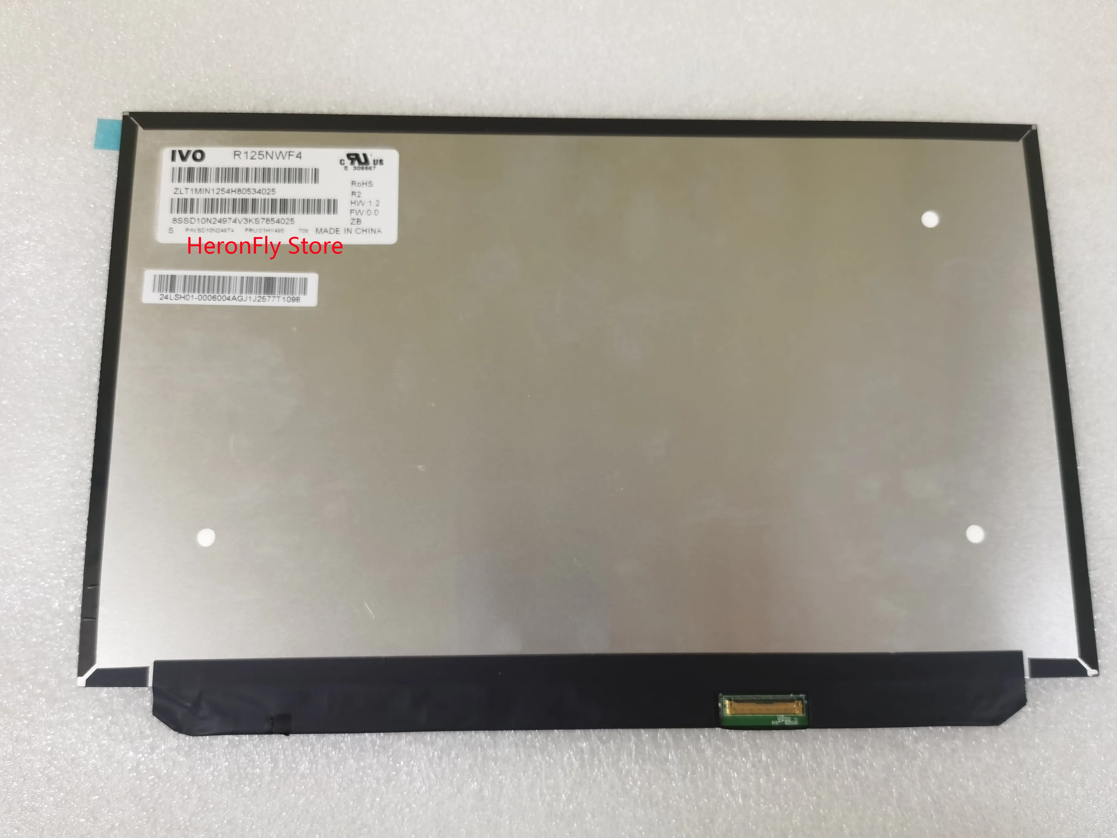 R125NWF4 R2 FHD IPS Laptop Op Cell Matrix 12.5 "LED LCD Touch Screen ...