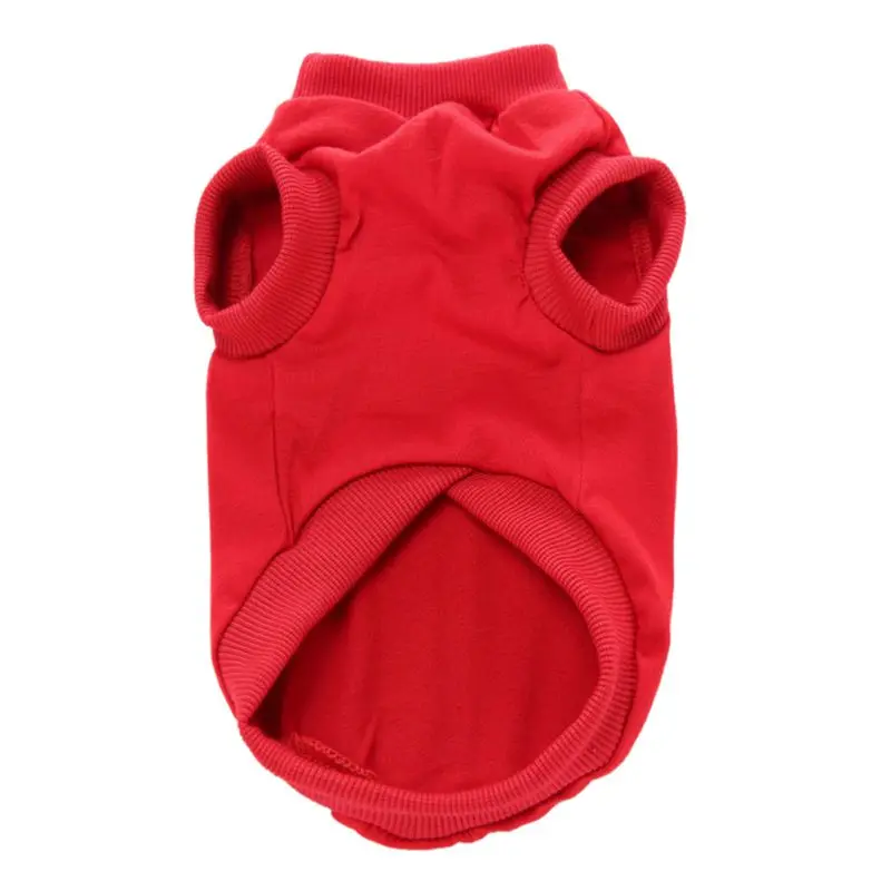 Одежда с принтом в виде собак летние однотонные Цвет Собаки Футболка без рукавов и пальто, Одежда для питомцев кошек, Чихуахуа щенок костюм для маленьких собак, футболка, одежда