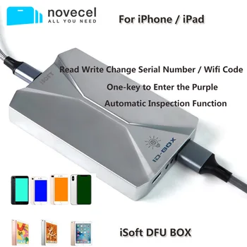 

iSoft ID-box DFU Box For iPhone X 7 8 iPad Read Write Serial Number One-key Enter Purple Screen Programmer Phone Mobile Repir