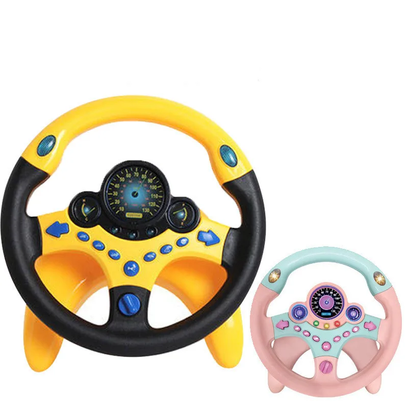 

Driving Direction Baby Interactive Toy With Light Sound Simulation Driving Toy Simulation Steering Wheel Educational Toy Gift