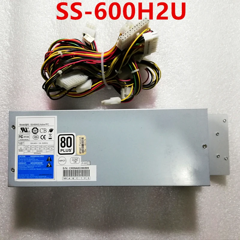 Новый оригинальный блок питания для SeaSonic 2U APFC F0 80 + 600 Вт импульсный источник