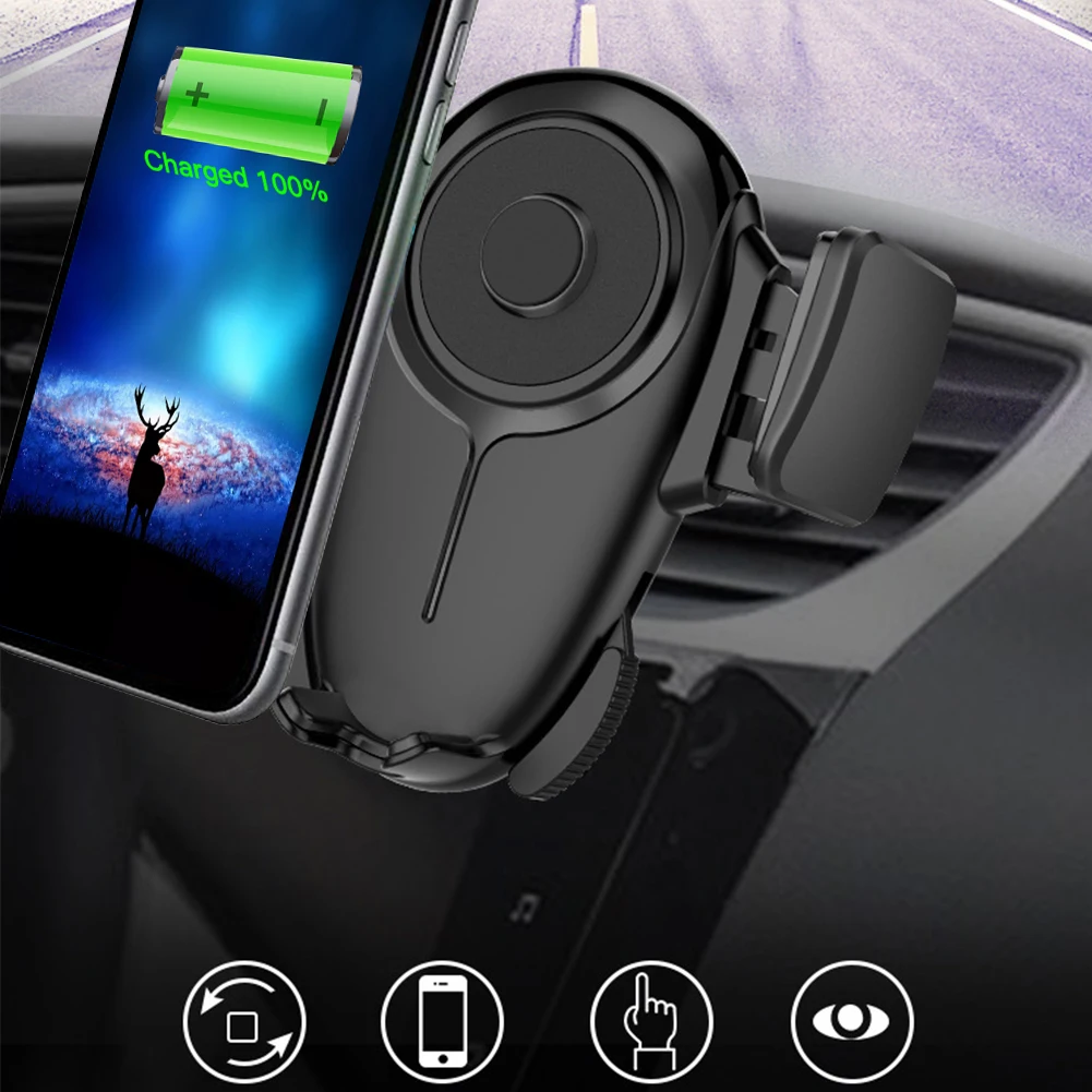 Автомобильный держатель для телефона Gravity для iPhone 11 Pro Max X XS XR 7 8 Plus, автоматический зажим, универсальный кронштейн gps
