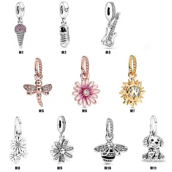 

925 Sterling Silver 2020 Limited Edition Mulan Dangle Charm Bead Fit Women Pandora Bracelet & Necklace Jewelry