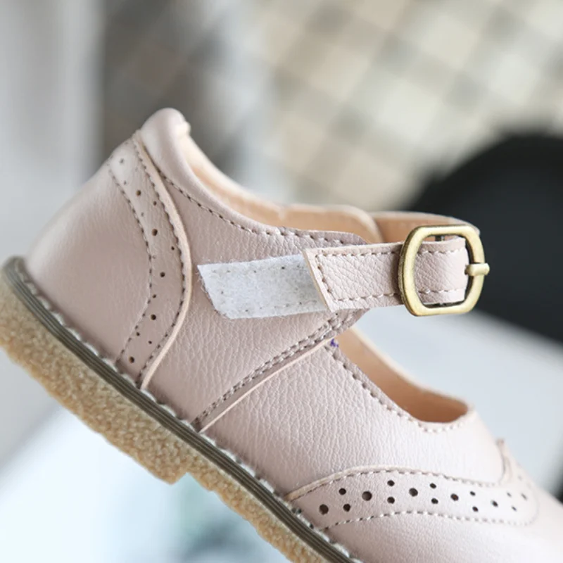 Girls Leather Flats Casual Girls Autumn Winter Kids Pu Show White Black Pink Toddler Girl ER 30 Leather Shoes,girls shoes,girls flats