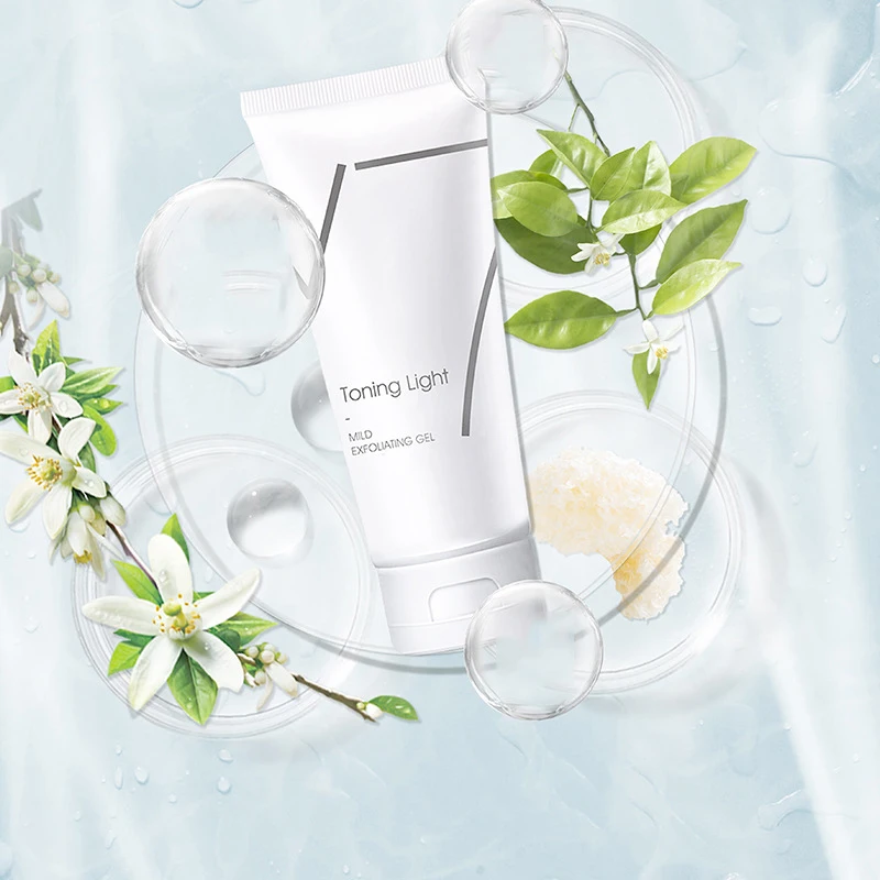 

Facial Cleanser Natural Facial Exfoliator Exfoliating Whitening Brightening Peeling Gel Face Scrub Removal