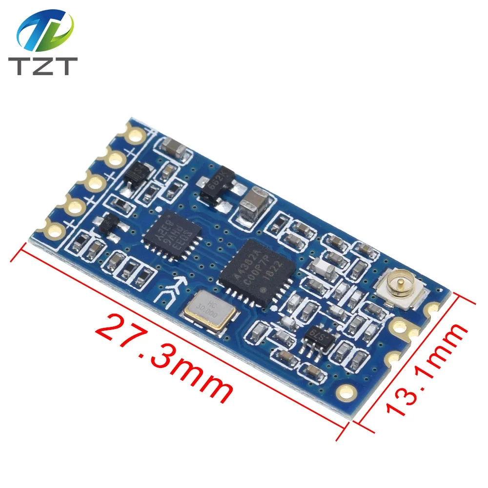 TZT 433 МГц HC-12 SI4463 беспроводной модуль последовательного порта 1000 м Замена Bluetooth