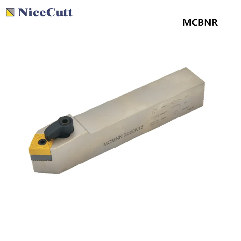 

Nicecutt MCBNR MCBNL Lathe Tools Holder CNC Machine External Turning Tool For CNMG1204 Carbide Insert