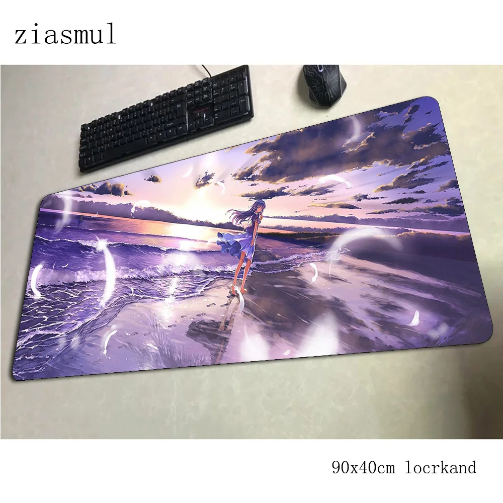 Аниме Коврик для мыши 900x400x3 мм, игровой коврик для мыши, Новое поступление, коврик для мыши, геймерский компьютерный стол, толстый коврик, notbook mousemat pc