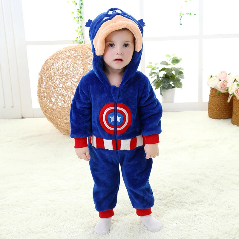 Baby Clothes Boy Girl Romper Animal Tigers Kigurumis Infant Rompers Onesie soft Warm Baby Clothing Cosplay kids Outfit Costume