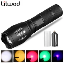 Fahrrad licht LED Taschenlampe XM-L2 U3 T6 linterna taschenlampe 3000 lumen 18650 AAA Batterie für radfahren weiß gelb grün rot uv-licht