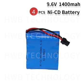 

4pcs 9.6v 1400mah ni-cd battery nicd ni cd 9.6v aa battery pack rechargeable batteries for cars 9.6v RC boat model toy tank