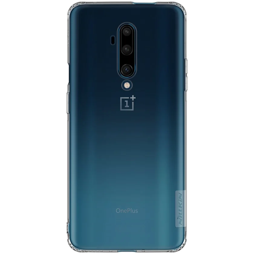 Чехол Nillkin для OnePlus 7T Pro Чехол натуральный прозрачный мягкий кремний TPU защитная задняя панель для телефона чехол для OnePlus 7T чехол - Цвет: 7T Pro (Gray)