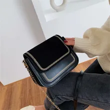 Maioumy 여자의 메신저 가방 패션 솔리드 체인 빈티지 스타일 어깨 가방 레저 shoppingbag 품질 pu 가죽 숙 녀 플랩(China)