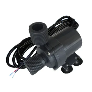 

Wholesale 400-650L/H 2.4-4.1M Booster Pump DC Water Brushless Submersible Fountain 24V 12V Self-priming Pump SR-600B