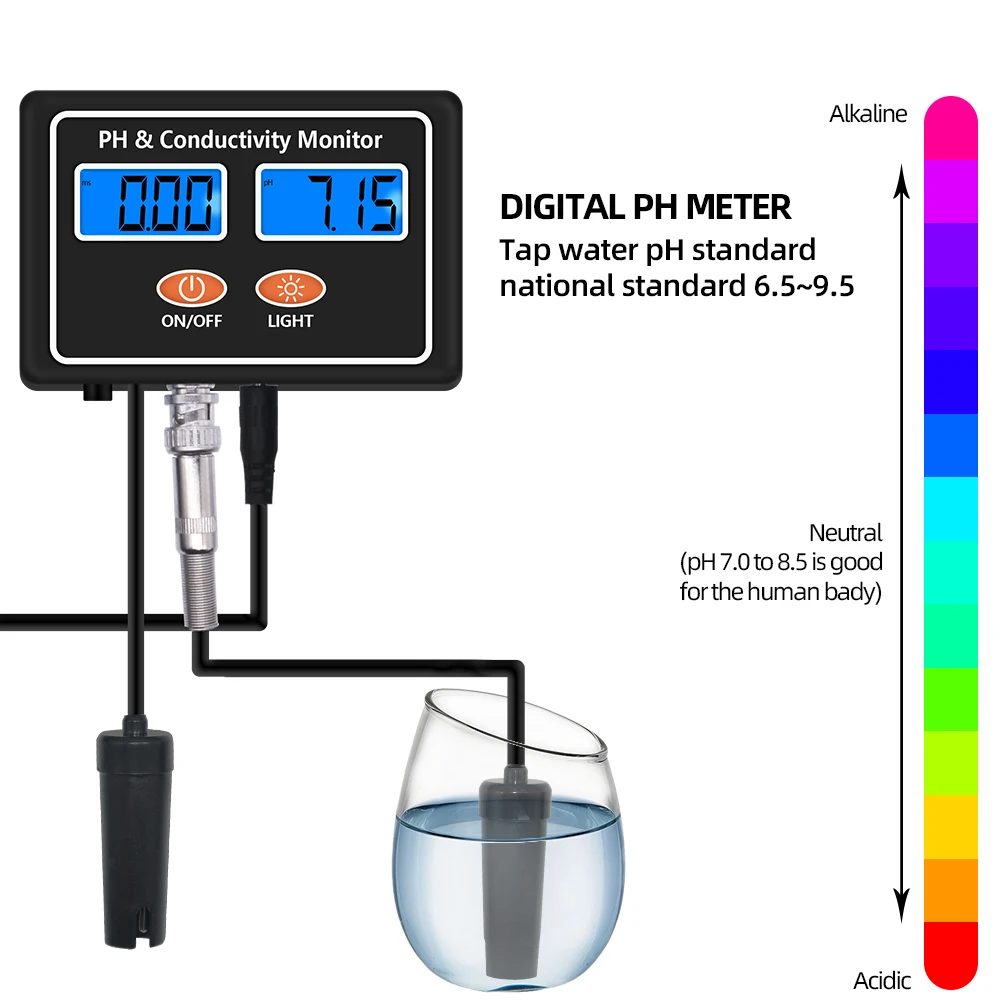 Water - Meter - PH - EC - for - Aquarium