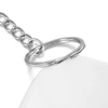 10pcs/lot 25 28 30mm Screw Eye Pin Key Chain Key Ring With Eye Screws Round Split Keyrings For DIY Jewelry Making Accessories ► Photo 3/6