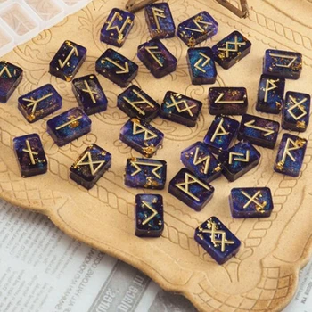 

Crystal Epoxy Resin Mold Energy Symbol Runes Letter Word Model Mirror DIY Mould