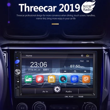 

2Din Car Radio 7 Inch Press Android Player with Bluetooth Subwoofer MP5 Player Radio Bluetooth Tape Recorder with Rear View Came