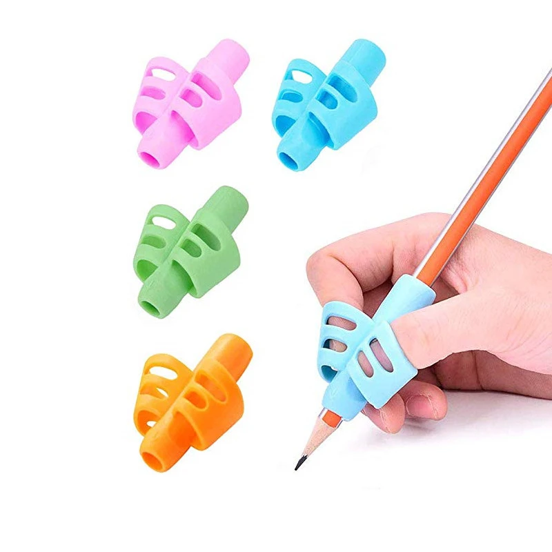 de lápiz con empuñaduras barra, soporte bolígrafo con agarre para niños, ayuda para escribir a entrenador, corrección de postura, soporte para dedos|Recarga de pluma| - AliExpress