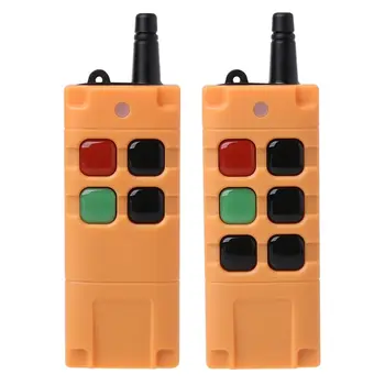 

AK-G06T Factory Supply High Grade Remote Control 315/433MHZ Wireless Industrial Crane Truck Remote Controller 4/6 Button Keys